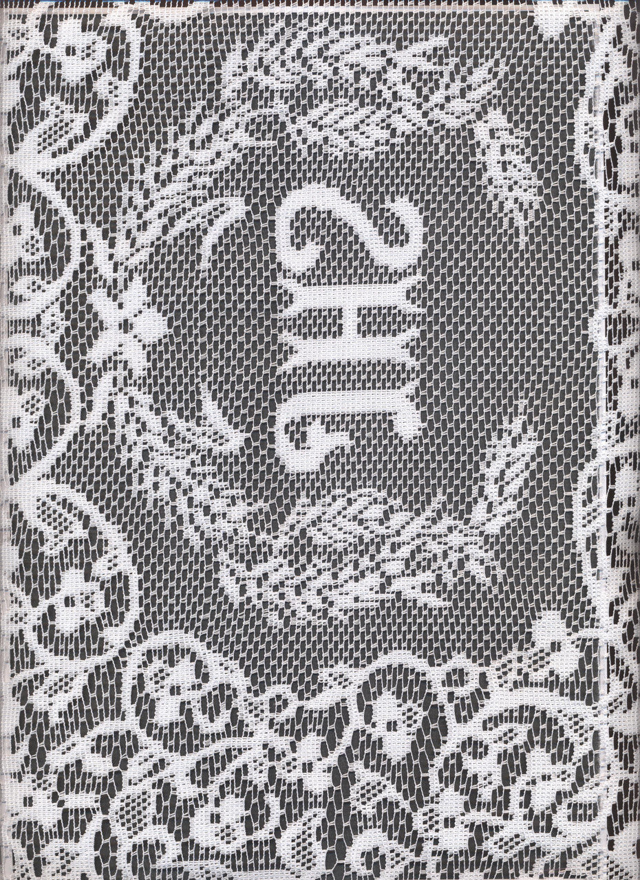 #055 IHS Lace Alb | Pullover | Mixed Cotton