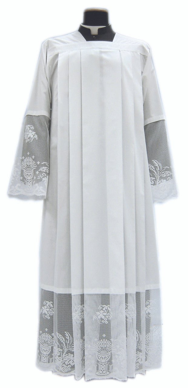 #071 Eucharist Lace Alb | Pullover | Mixed Cotton