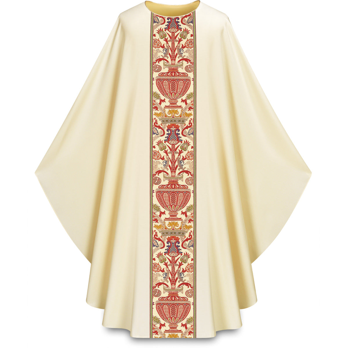 #2749 Regina Coronation Gothic Concelebrants Chasuble | Plain Neck | Poly/Viscose | All Colors