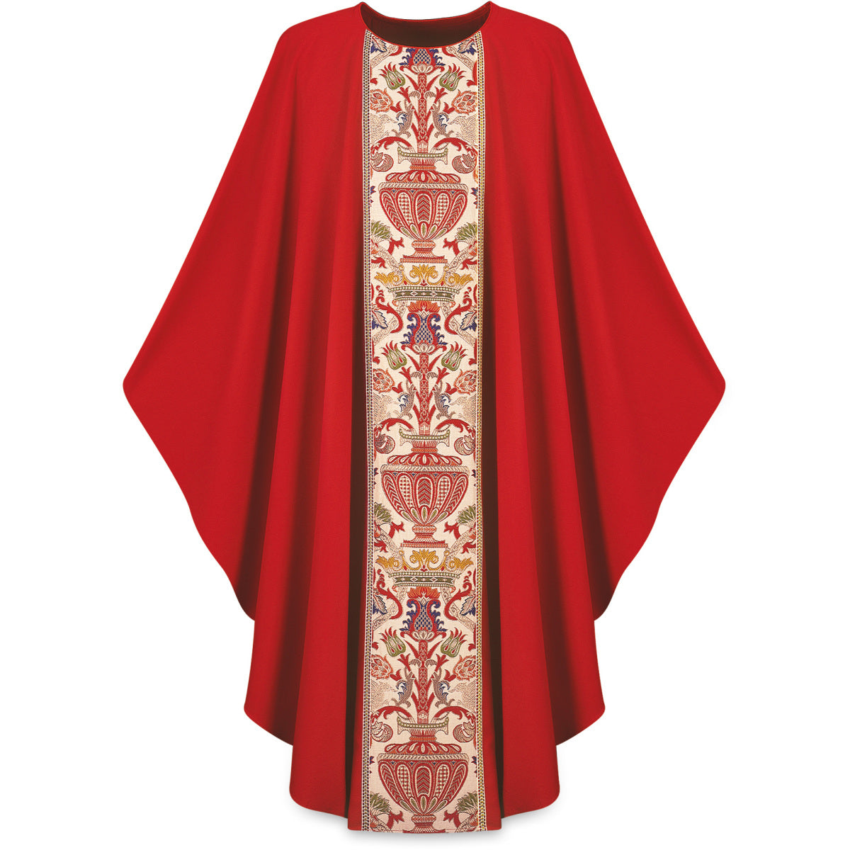 #2749 Regina Coronation Gothic Concelebrants Chasuble | Plain Neck | Poly/Viscose | All Colors