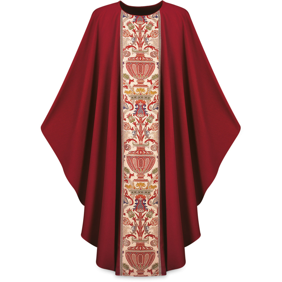 #2749 Regina Coronation Gothic Concelebrants Chasuble | Plain Neck | Poly/Viscose | All Colors