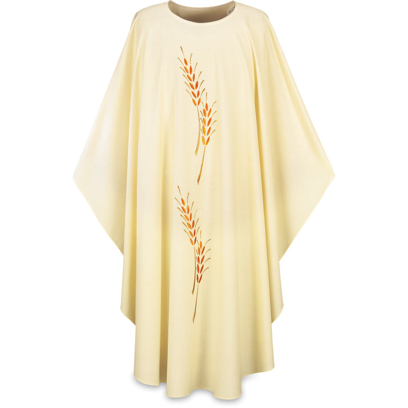 #3277 Embroidered Wheat Chasuble
