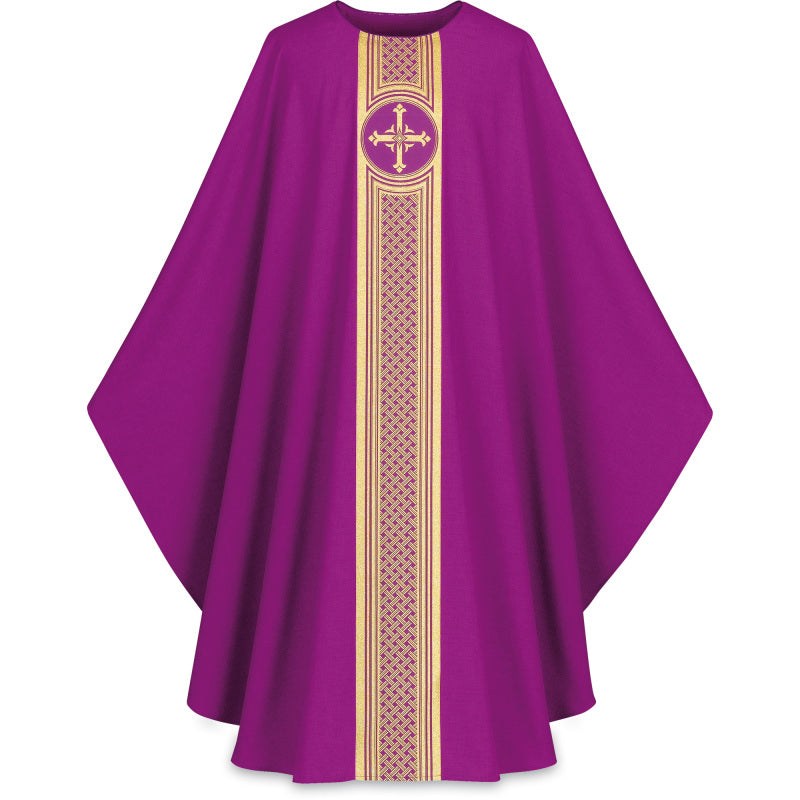 #3627 Gothic Chasuble with Cross Motif