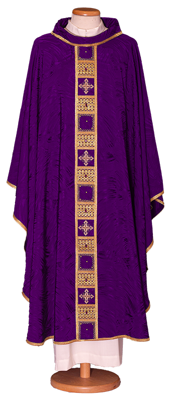 #65/060288 Chasuble Purple-Purple