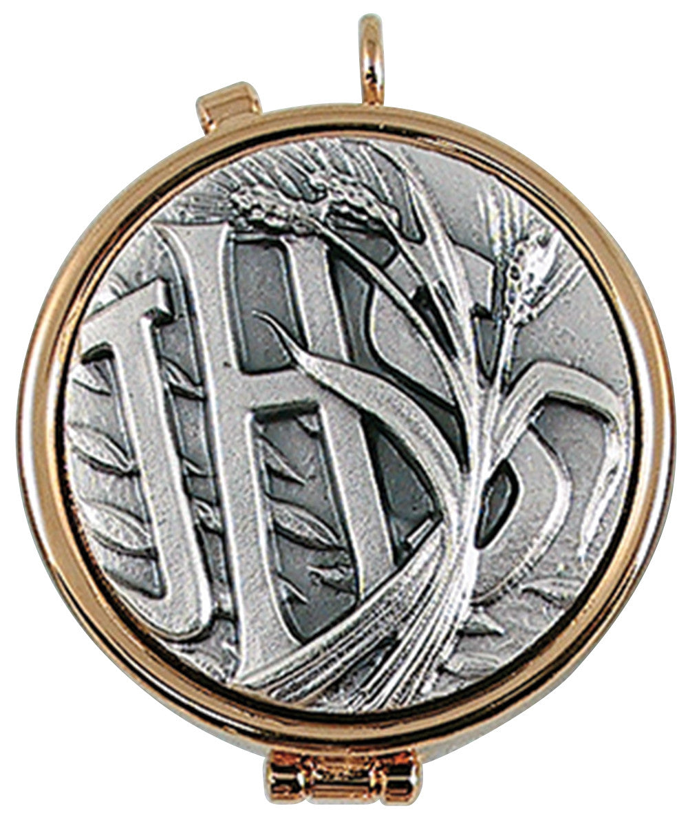 K92 IHS Pyx | 24K Gold-Plated | Holds 7 Hosts