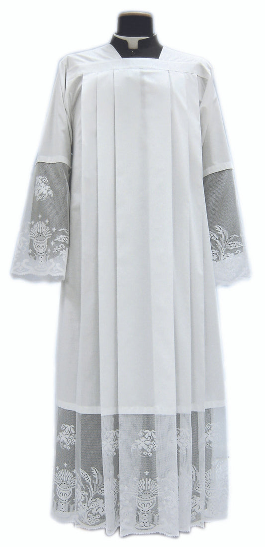 #071 Eucharist Lace Alb | Pullover | Mixed Cotton