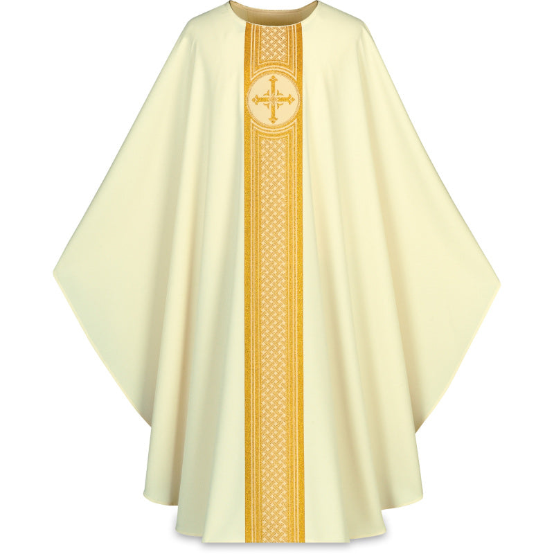 #3627 Gothic Chasuble with Cross Motif