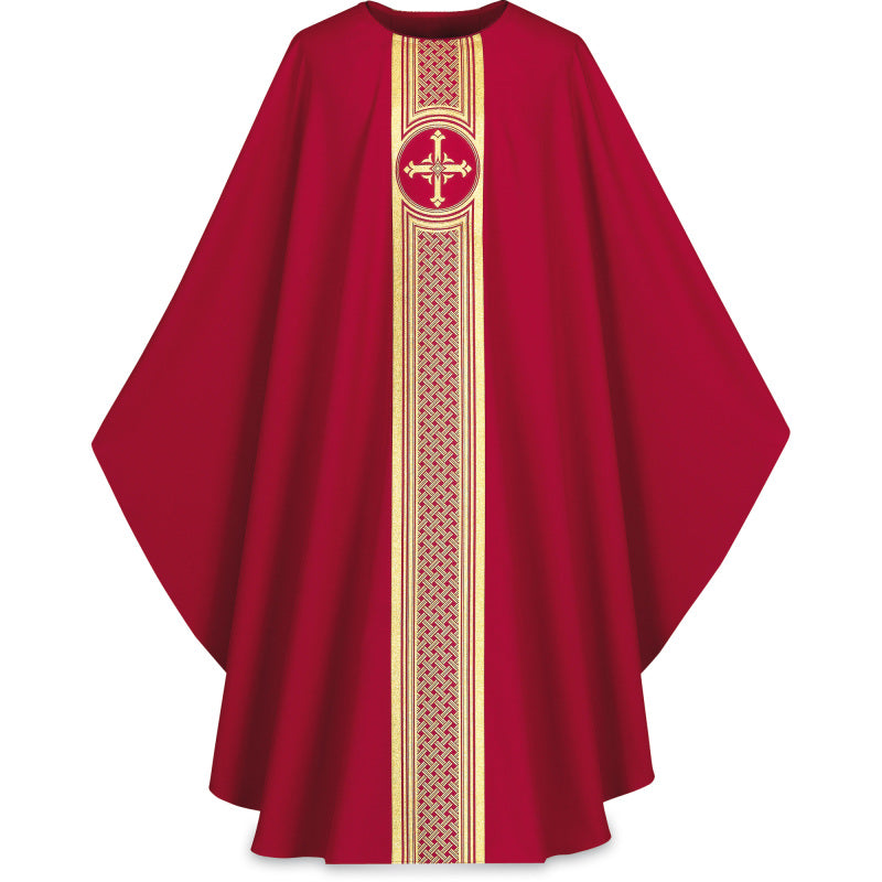 #3627 Gothic Chasuble with Cross Motif