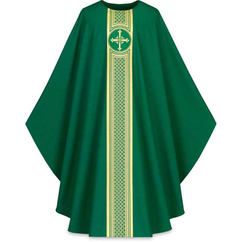 #3627 Gothic Chasuble with Cross Motif
