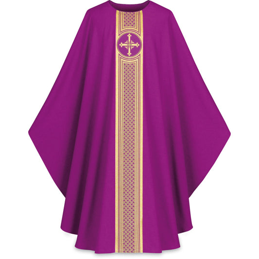 #3627 Gothic Chasuble with Cross Motif