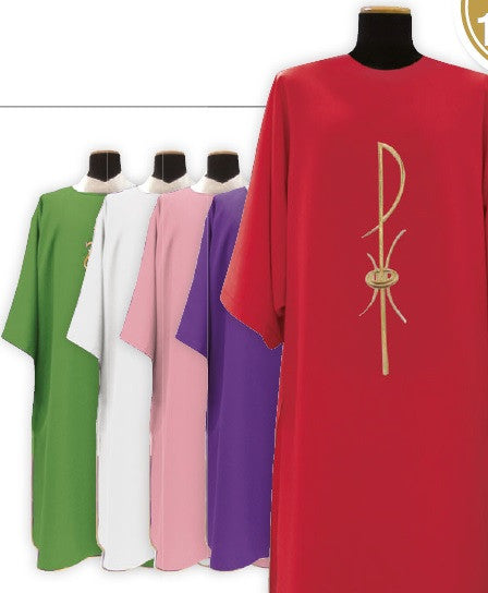 #1205 Chi Rho Dalmatic | 100% Poly | All Colors | Buy 4 Get 1 Free!