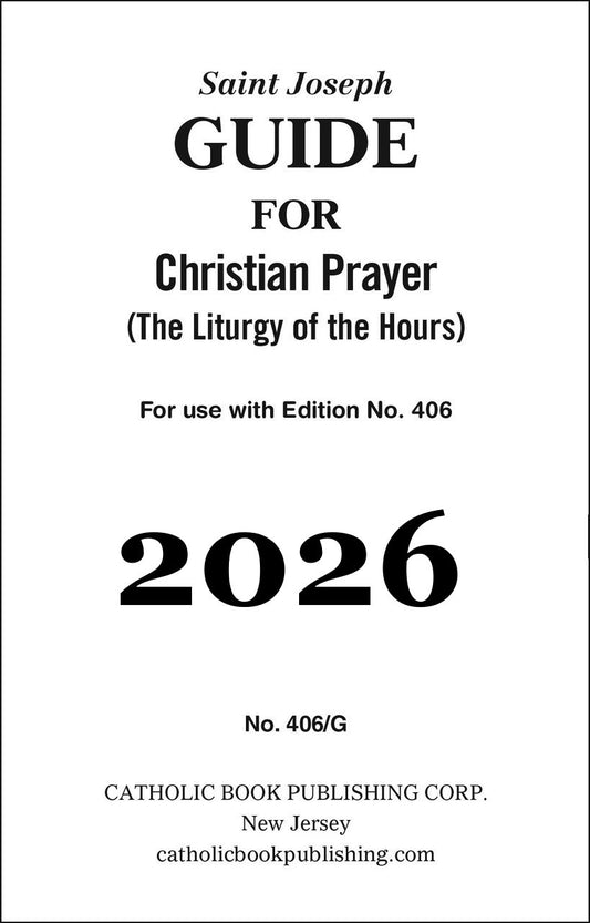 Christian Prayer Guide | 2026 Large Type | AVAILABLE NOW