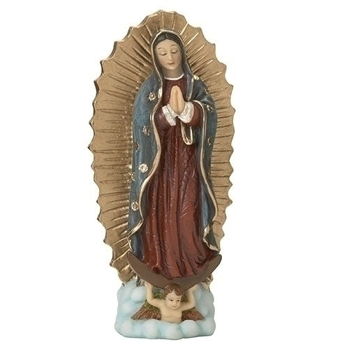 4" Our Lady of Guadalupe Figure