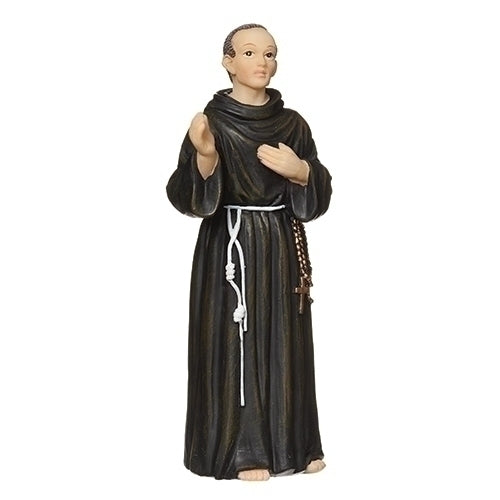 4" Saint Maximilian Kolbe Figure & Prayer Card