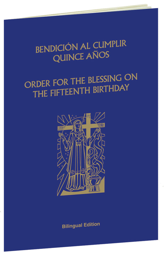#7024/04 Order for the Blessing on the Fifteenth Birthday Bilingual (Blue)