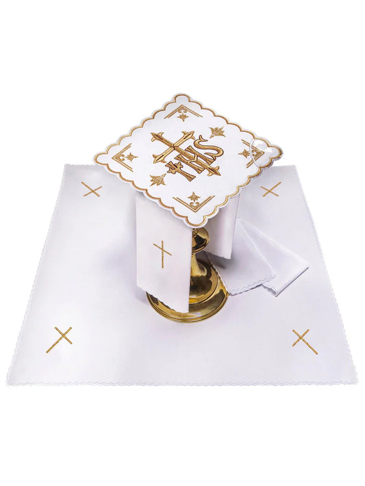 #153 Embroidered IHS Linen Set