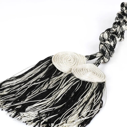 Gammarelli Cincture with Flat Tassels - Silver
