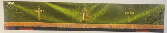 #FTP41 Custom Ely Altar Cloth - 72"W x 36"D x 12" Drops