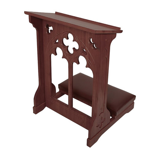 #G2065 Walnut Ornate Kneeler