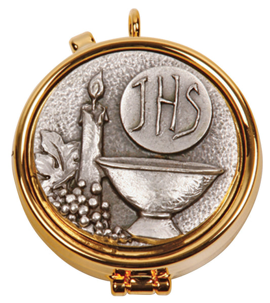 K170P Holy Communion Pyx | 24K Gold-Plated | Holds 7 Hosts