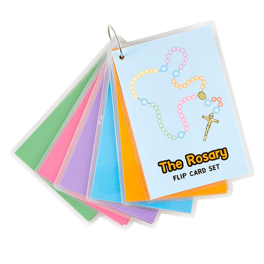 #L5431 Rosary Flip Card Set