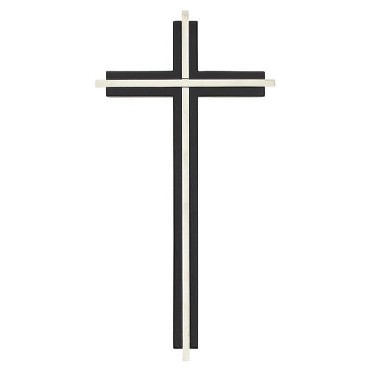 #N5016 Black Cross w/ Inlay