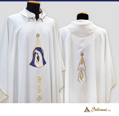 #706 Christmas  Chasuble | Square Collar | 100% Polyester