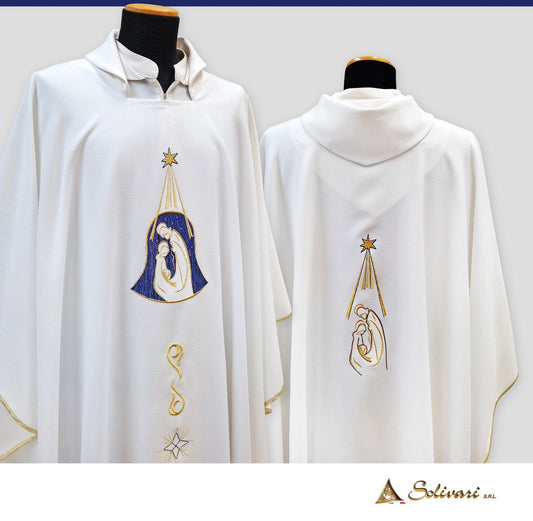 #706 Christmas  Chasuble | Square Collar | 100% Polyester