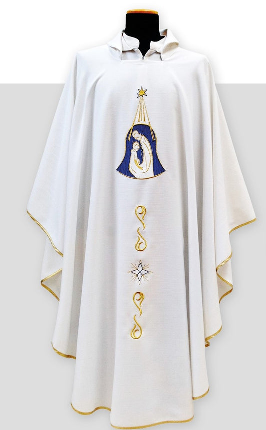 #706 Christmas  Chasuble | Square Collar | 100% Polyester