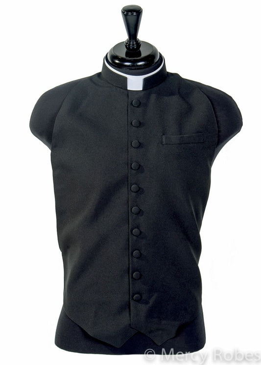 Tonsure Collar Vestfront Rabat - 15.5"